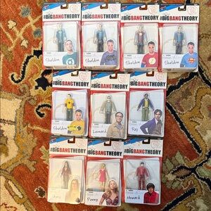 The Big Bang Theory Action Figures Complete Set NIB